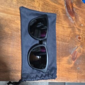 Classic Black Sunglasses with Pouch